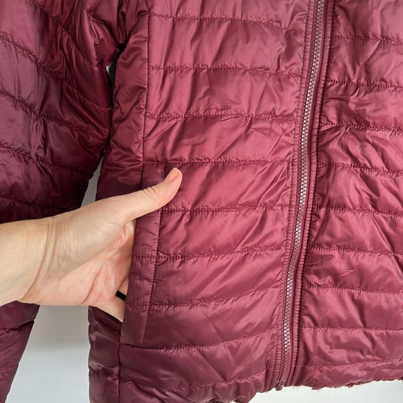 Excellent Condition North Face Girls Mossbud Swirl Reversible Jacket Large 14/16 - Picture 13 of 17